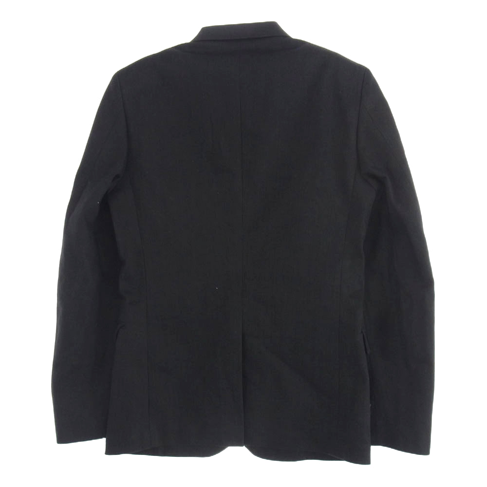 MINEDENIM マインデニム TUX99-99-442-1 DENIM TAILORED JACKET ラペル素材切替 デニム テーラードジャケット ブラック系 44【中古】