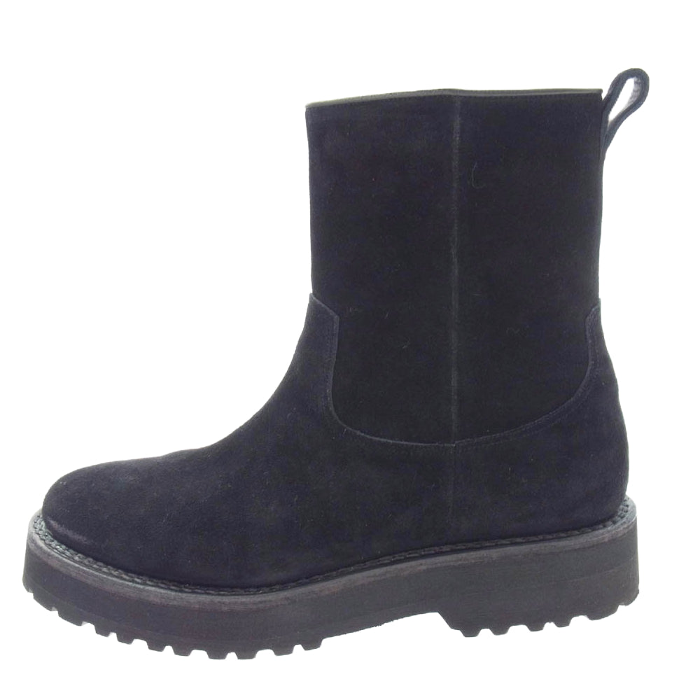 MINEDENIM マインデニム MGK-006-99-412 サイドジップ スエードレザー ブーツ ブラック系 41【中古】