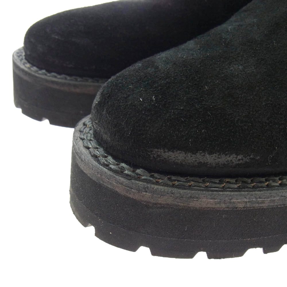 MINEDENIM マインデニム MGK-006-99-412 サイドジップ スエードレザー ブーツ ブラック系 41【中古】