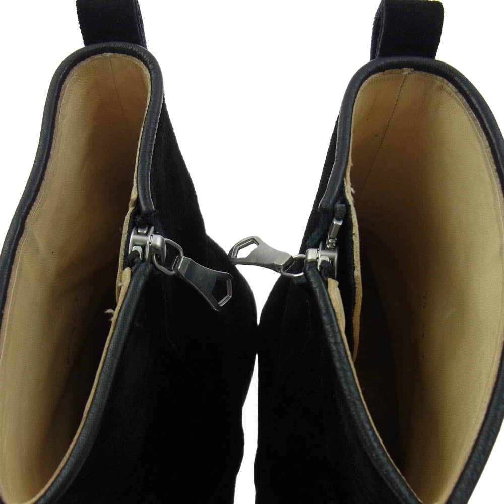 MINEDENIM マインデニム MGK-006-99-412 サイドジップ スエードレザー ブーツ ブラック系 41【中古】