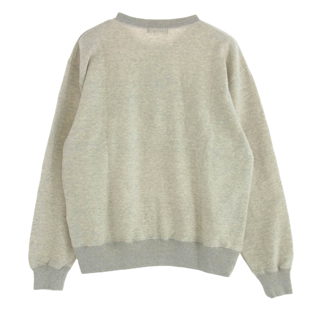 HYSTERIC GLAMOUR ヒステリックグラマー 02241CS07 FIRE LOGO ロゴ スウェット トレーナー グレー系 M【新古品】【未使用】【中古】