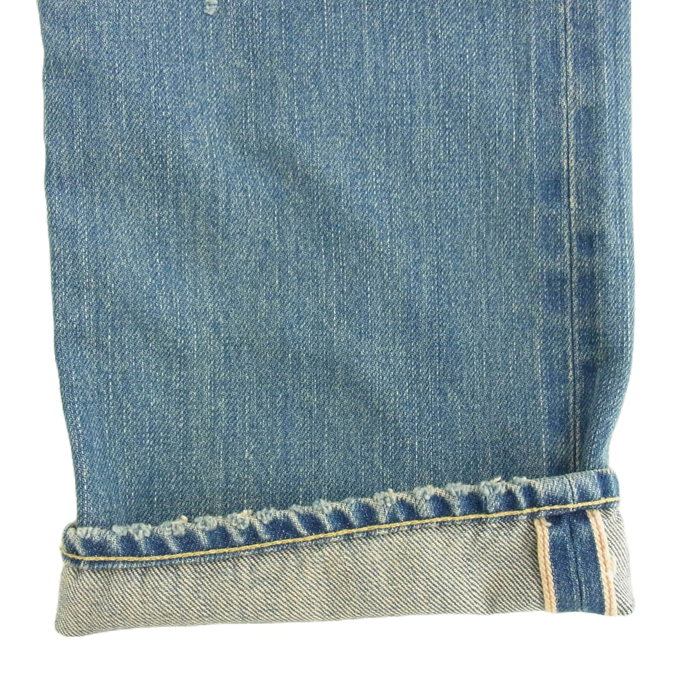 HYSTERIC GLAMOUR ヒステリックグラマー 02243AP52 スクエア ウインドウ デニム パンツ インディゴブルー系 30【新古品】【未使用】【中古】