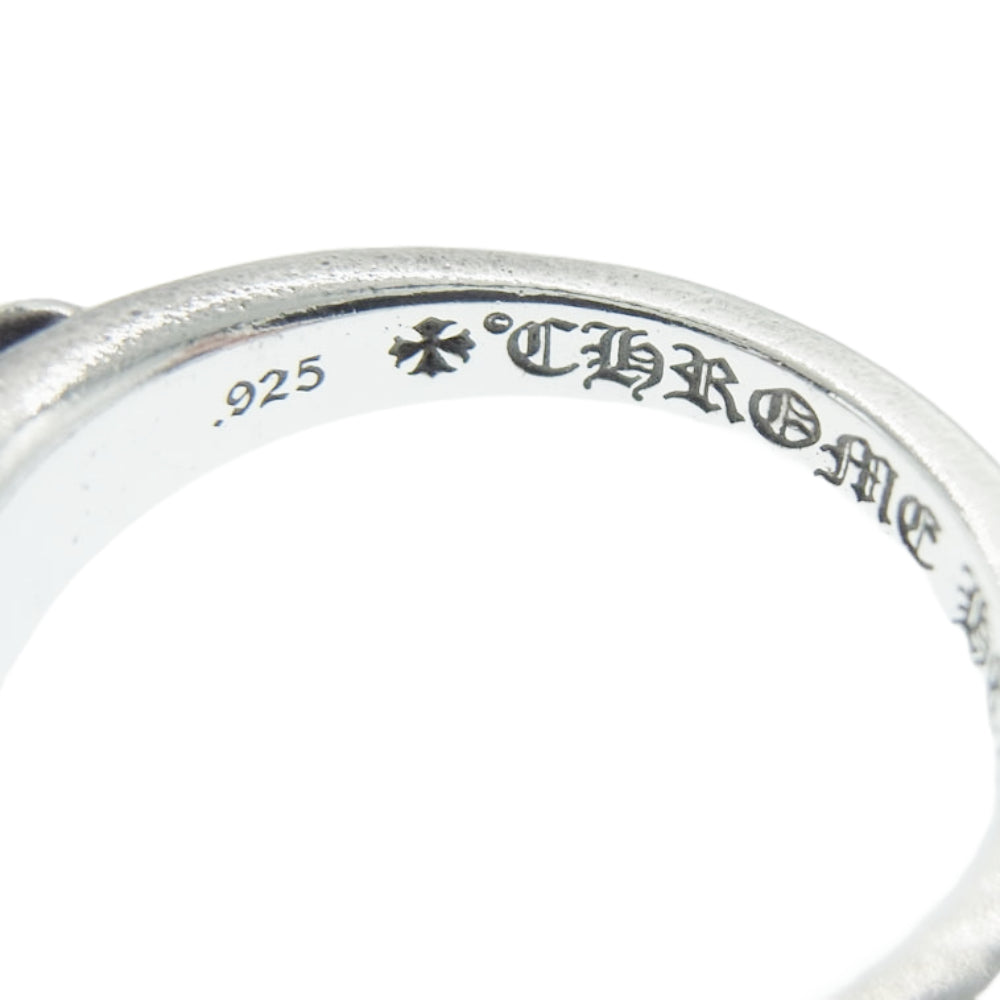 CHROME HEARTS クロムハーツ（原本無） BABY CLASSIC ベイビークラシック フローラルクロス リング シルバー系 9号【中古】