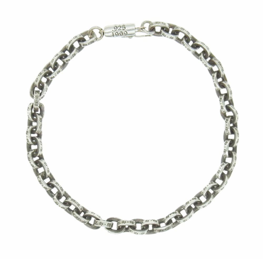CHROME HEARTS クロムハーツ（原本無） PAPER CHAIN 8inch 8インチ ペーパーチェーン ブレスレット シルバー系【中古】