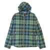 HERMES エルメス フード付き チェック ブルゾン ジャケット マルチカラー系 46【美品】【中古】