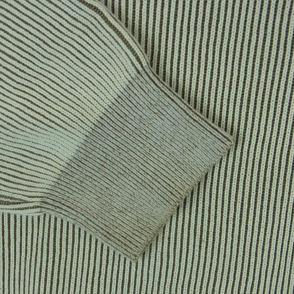 AURALEE オーラリー A20SP02TR SUPER HARD TWIST RIB KNIT P/O リブ ニット セーター ベージュ系 ブラウン系 3【中古】