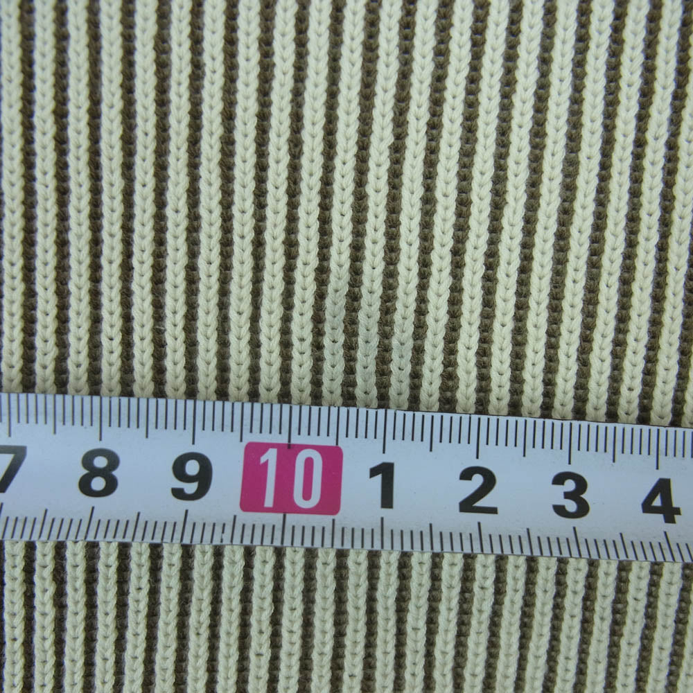 AURALEE オーラリー A20SP02TR SUPER HARD TWIST RIB KNIT P/O リブ ニット セーター ベージュ系 ブラウン系 3【中古】