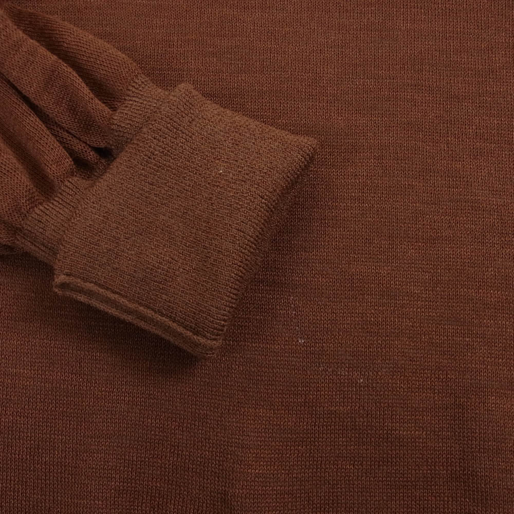 ヘリル 23-080-HL-8160-1 Rummy Highgauge Crewneck ラミー クルーネック ニット セーター ブラウン系 2【中古】