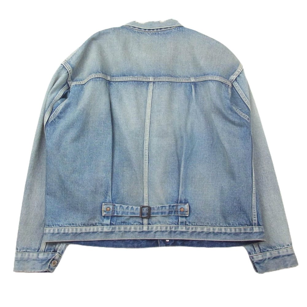 N.HOOLYWOOD エヌハリウッド × New Manual ニューマニュアル D.O T-BACK JACKET/IRG イレギュラー デニム ジャケット インディゴブルー系 42【極上美品】【中古】