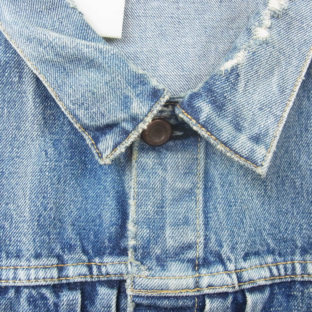 N.HOOLYWOOD エヌハリウッド × New Manual ニューマニュアル D.O T-BACK JACKET/IRG イレギュラー デニム ジャケット インディゴブルー系 42【極上美品】【中古】