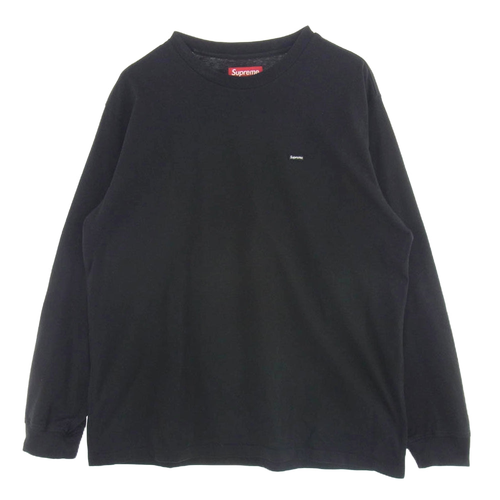 Supreme シュプリーム 25SS Small Box Logo LS Tee スモール ボックスロゴ ロングスリーブ Tシャツ ブラック系 L【中古】