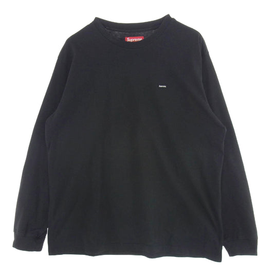 Supreme シュプリーム 25SS Small Box Logo LS Tee スモール ボックスロゴ ロングスリーブ Tシャツ ブラック系 L【中古】