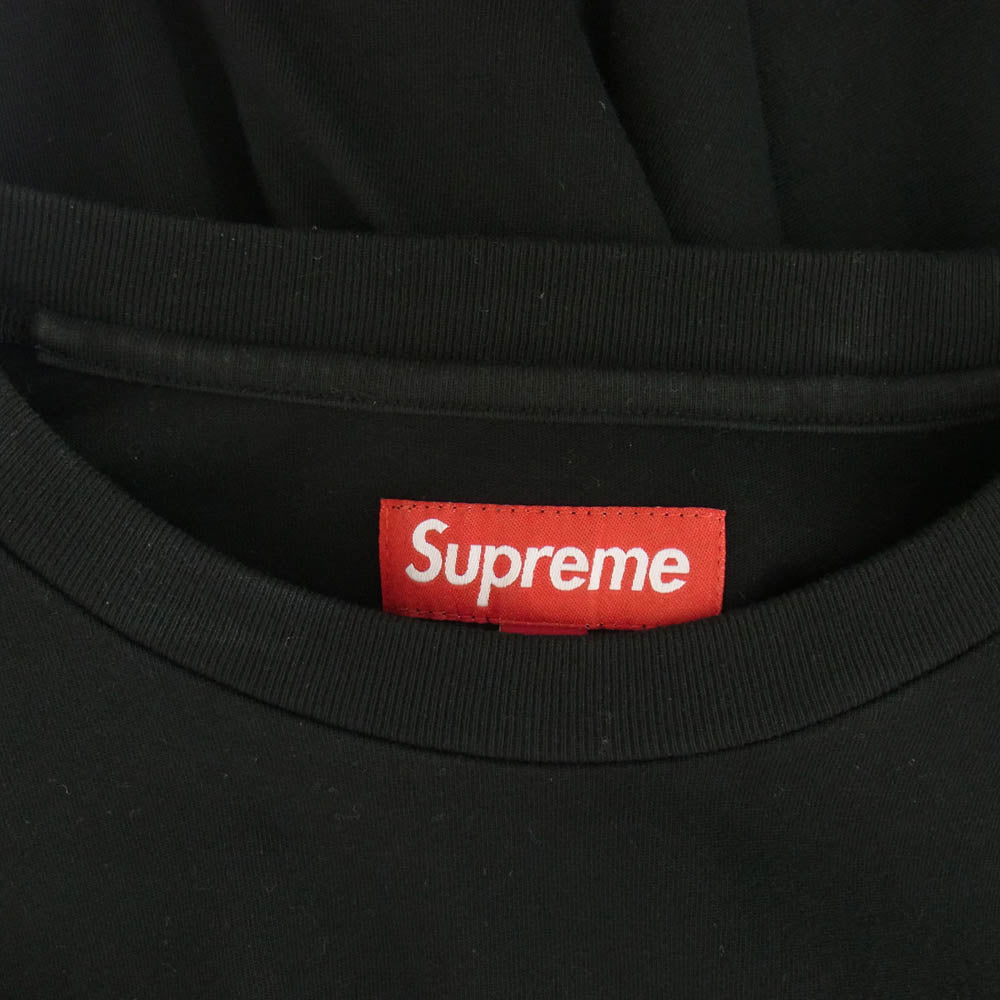 Supreme シュプリーム 25SS Small Box Logo LS Tee スモール ボックスロゴ ロングスリーブ Tシャツ ブラック系 L【中古】