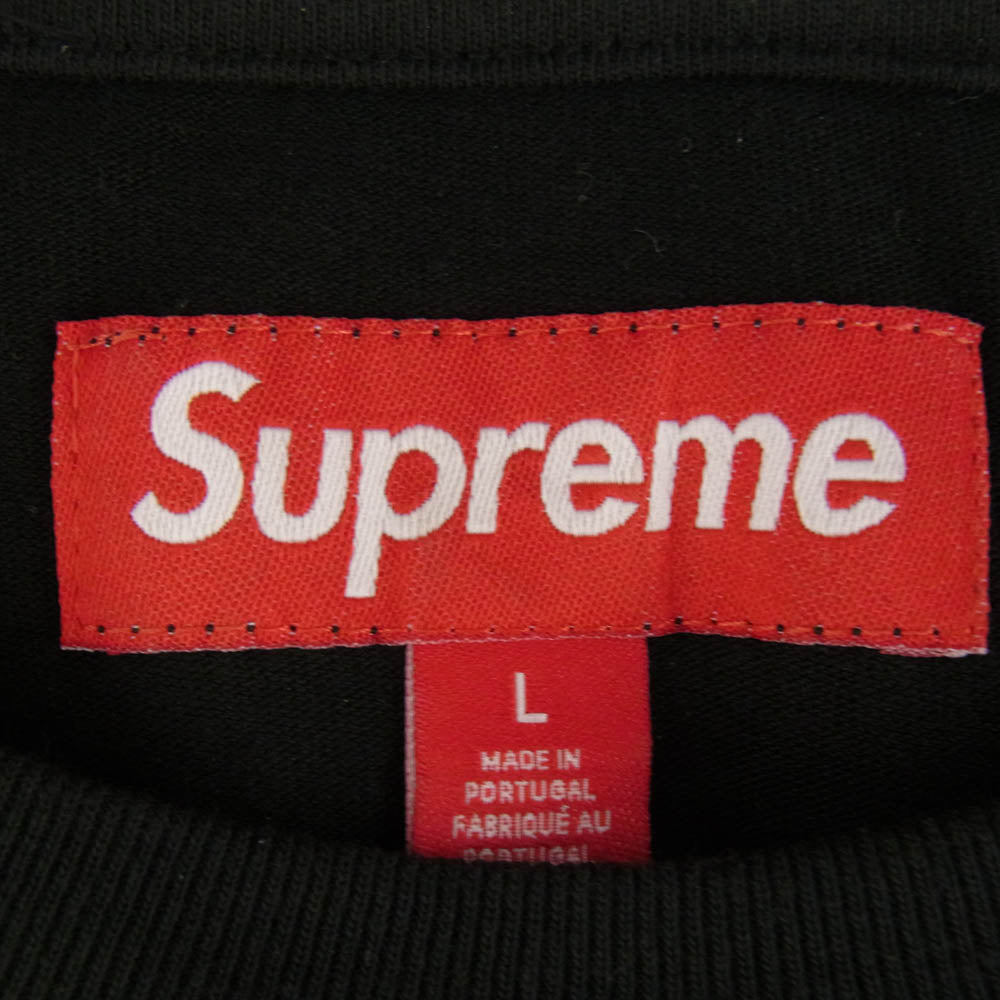 Supreme シュプリーム 25SS Small Box Logo LS Tee スモール ボックスロゴ ロングスリーブ Tシャツ ブラック系 L【中古】