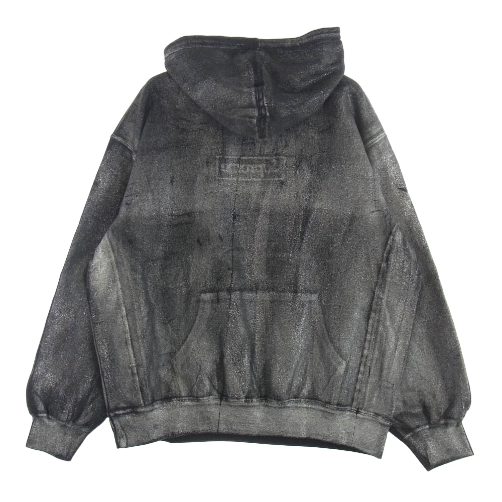 Supreme シュプリーム 24SS MM6 Maison Margiela Foil Box Logo Hooded Sweatshirt メゾンマルジェラ フォイル ボックスロゴ パーカー グレー系 L【新古品】【未使用】【中古】