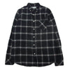 Barbour バブアー 2002242 ボタンダウン コットン チェック柄 長袖シャツ ブラック系 UK M【中古】