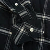 Barbour バブアー 2002242 ボタンダウン コットン チェック柄 長袖シャツ ブラック系 UK M【中古】