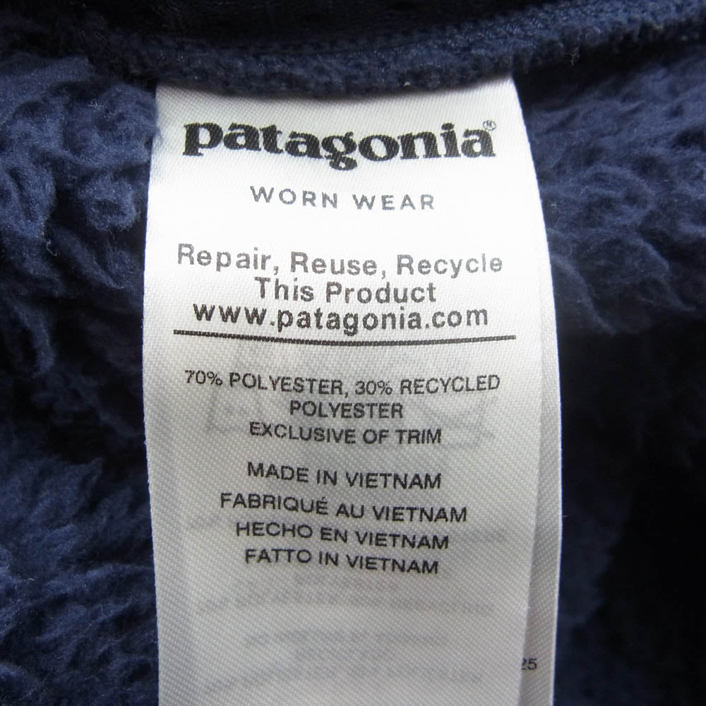 patagonia パタゴニア 25895FA19 Los Gatos Crew ロスガトス クルーネック フリース トップ 長袖 ネイビー系 XS【中古】