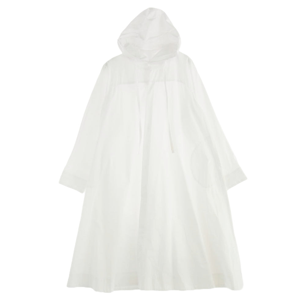 ヴェリテクール VC-2456 フード ロングシャツ コート ホワイト系 F【中古】