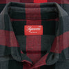 Supreme シュプリーム 08AW 3 Color Check Flannel Shirt チェック柄 フランネル 長袖シャツ レッド系 L【中古】