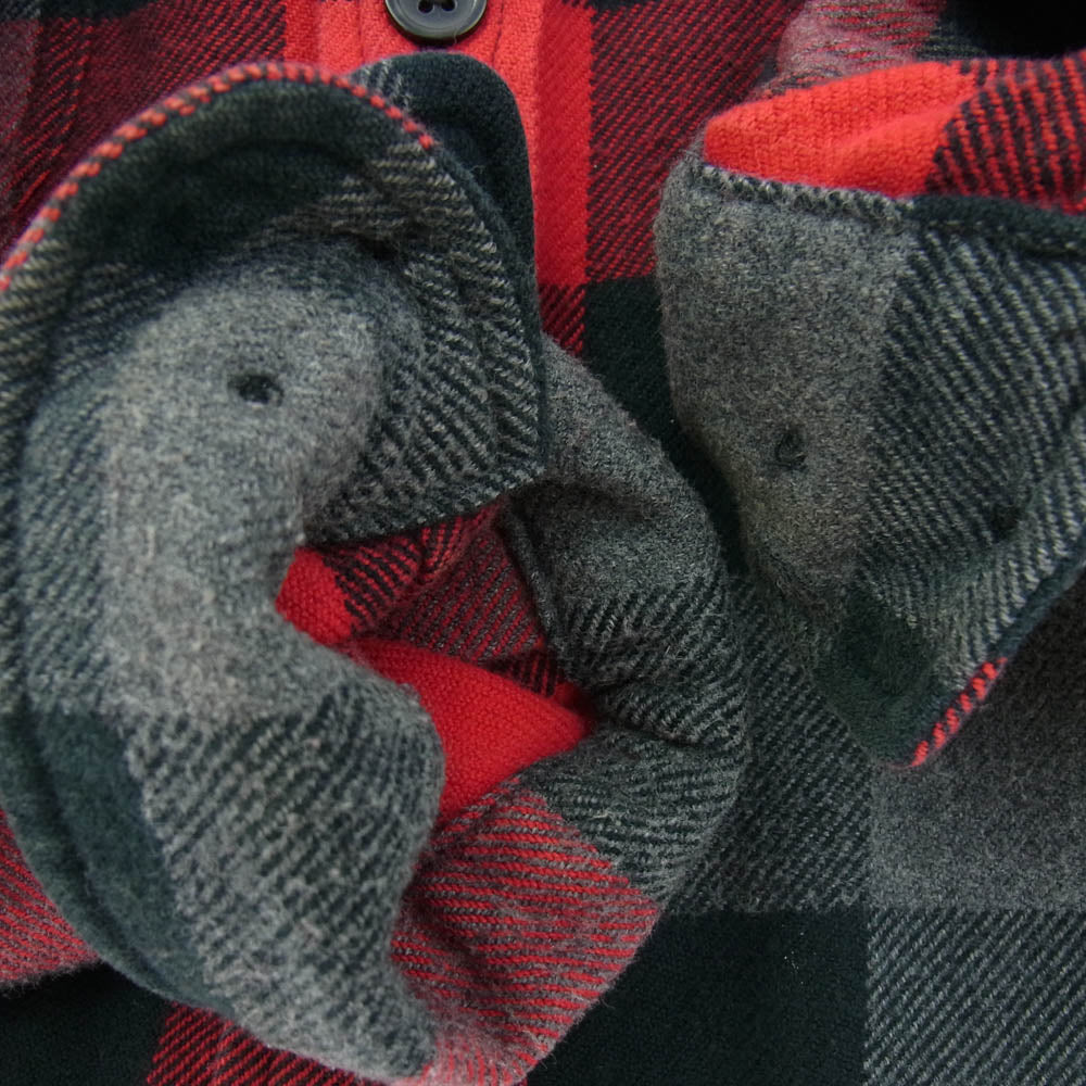 Supreme シュプリーム 08AW 3 Color Check Flannel Shirt チェック柄 フランネル 長袖シャツ レッド系 L【中古】