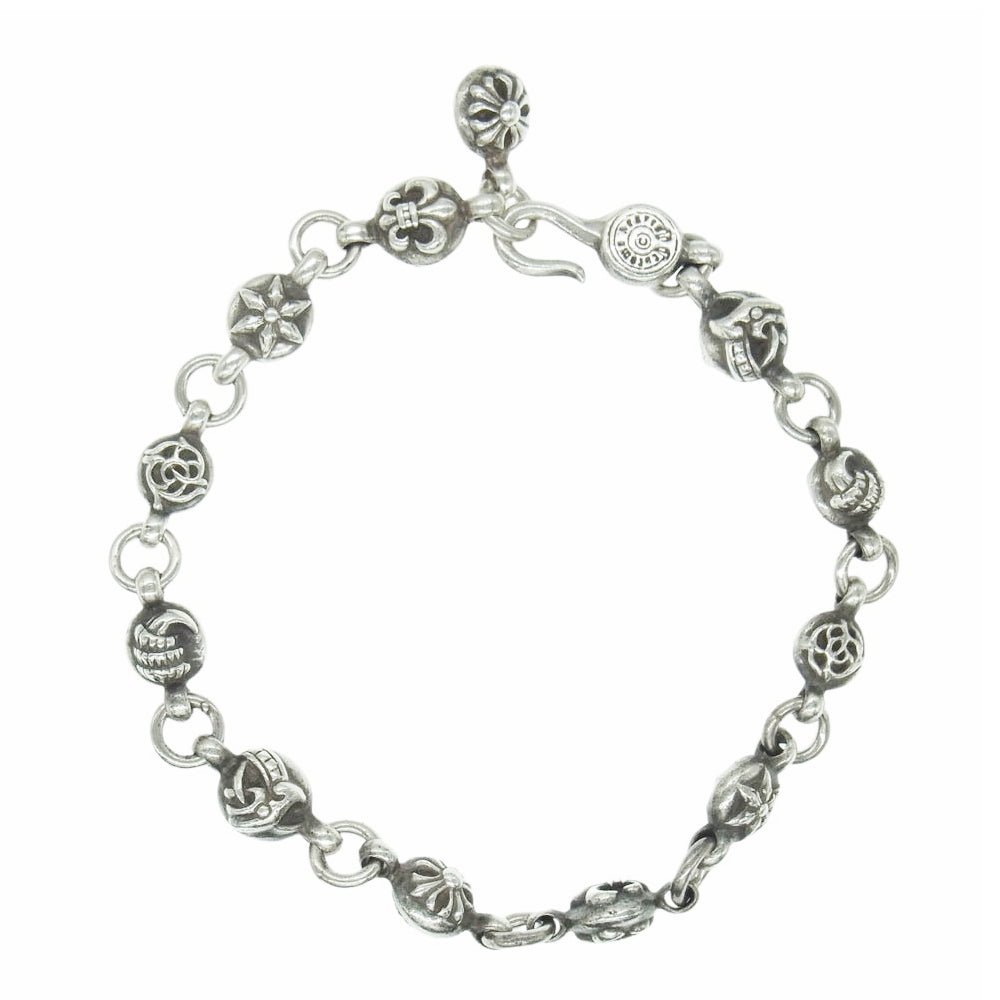 CHROME HEARTS クロムハーツ（原本無） No1 MULTI BALL #1マルチボール ブレスレット シルバー系【中古】