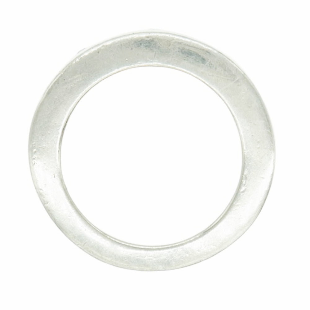 CHROME HEARTS クロムハーツ（原本無） NARROW V CHX ナロー Vバンド CHプラス エックス リング シルバー系 ブラック系 16.5号【中古】