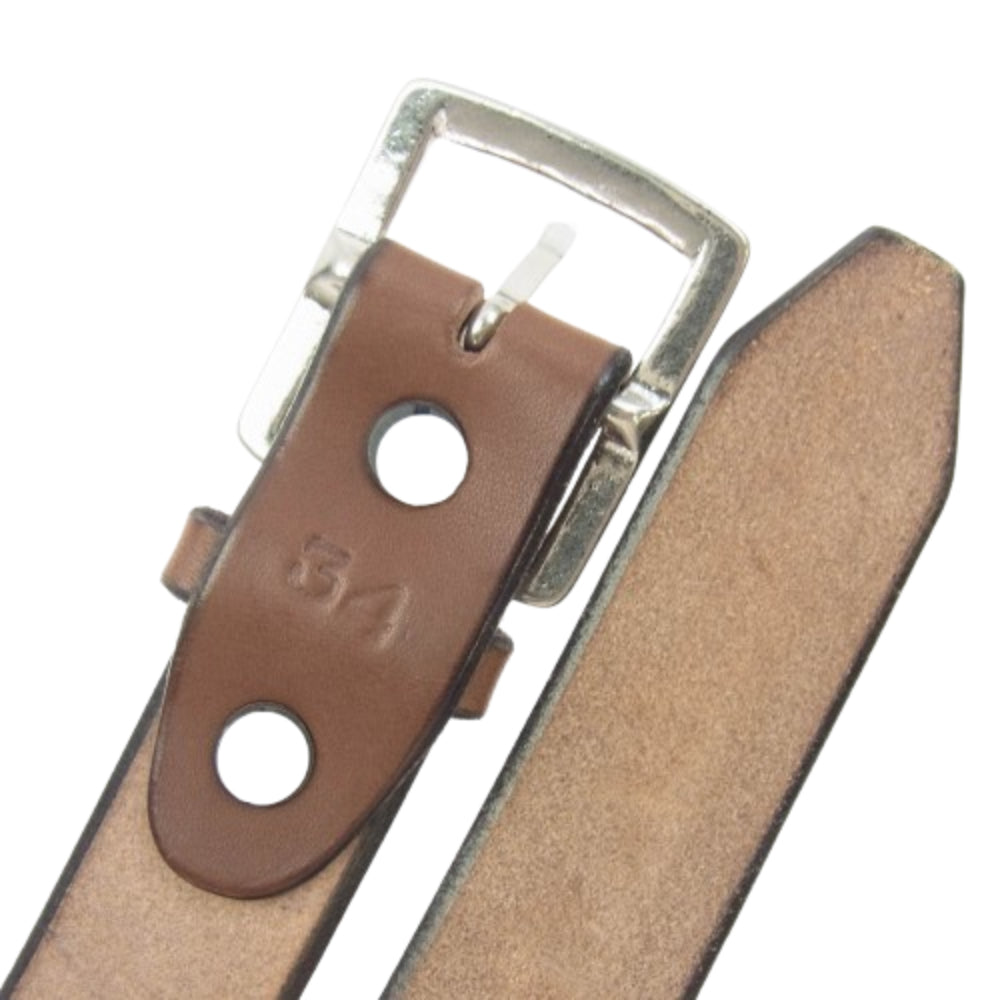 ORGUEIL オルゲイユ OR-7268 Benz Leather Belt ベンズ レザー ベルト ブラウン系 34【中古】