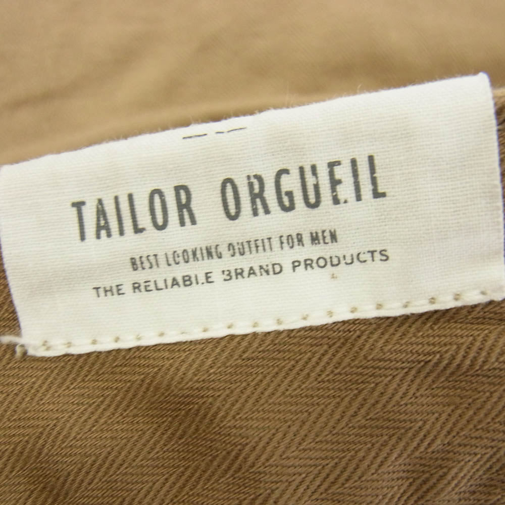 ORGUEIL オルゲイユ OR-1083 French Cargo Shorts フレンチ カーゴ ショーツ パンツ ライトブラウン系 34【中古】