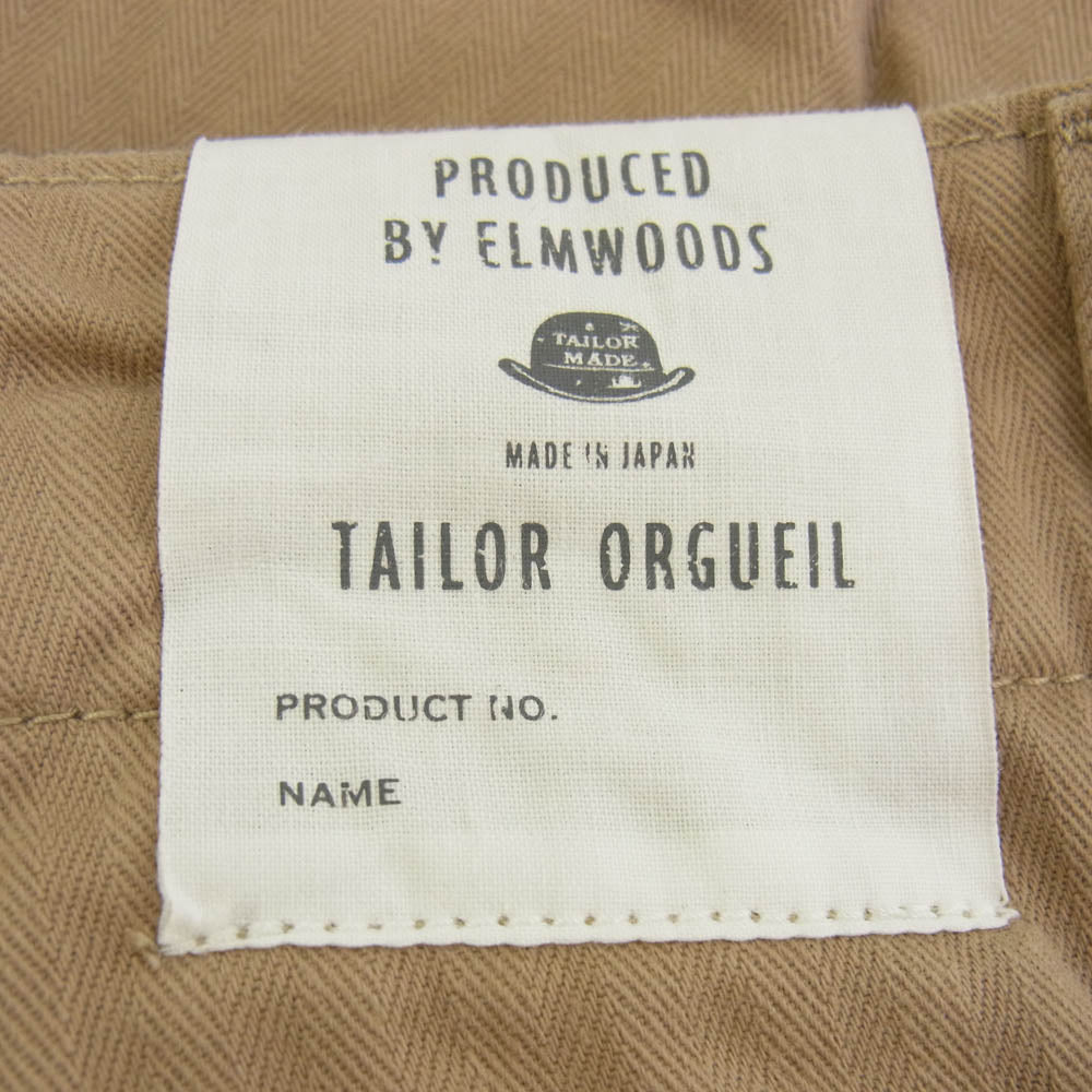 ORGUEIL オルゲイユ OR-1083 French Cargo Shorts フレンチ カーゴ ショーツ パンツ ライトブラウン系 34【中古】