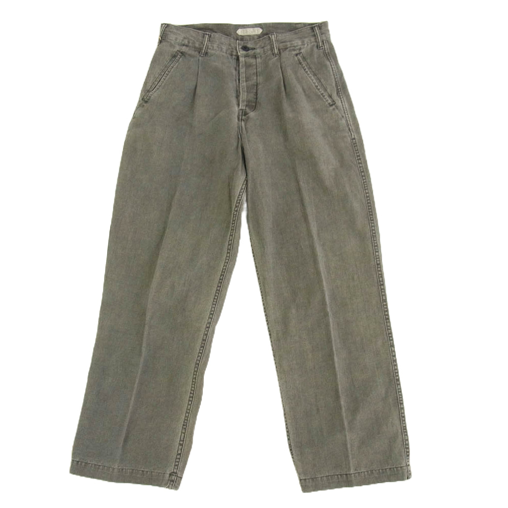 ORGUEIL オルゲイユ OR-1109 Tailor Work Trousers テイラー ワーク トラウザー テーパード パンツ グレー系 32【中古】