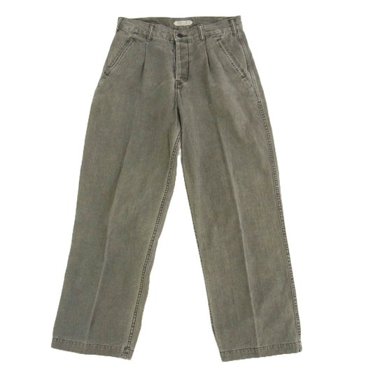 ORGUEIL オルゲイユ OR-1109 Tailor Work Trousers テイラー ワーク トラウザー テーパード パンツ グレー系 32【中古】