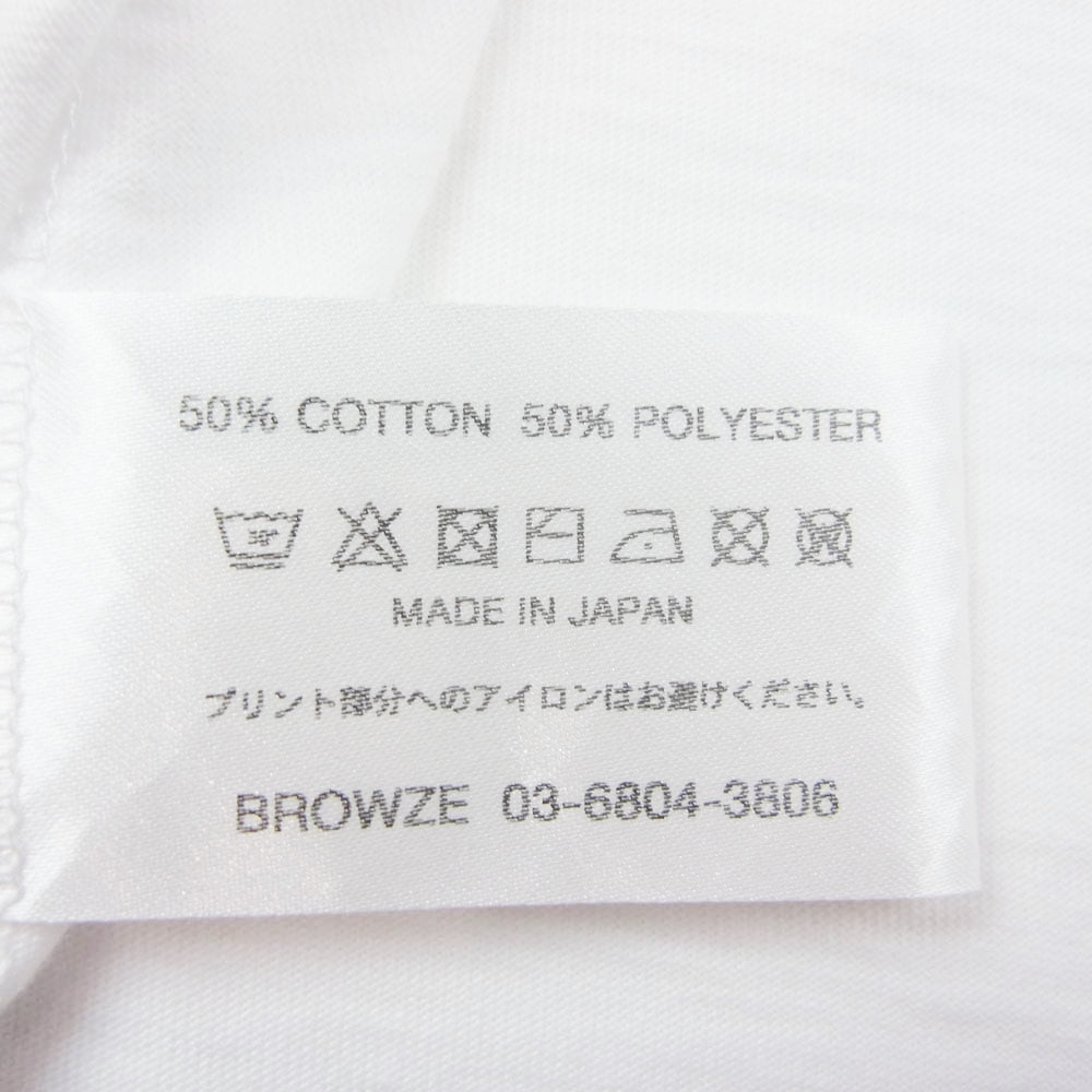 The Ennoy Professional ザ エンノイ プロフェッショナル SS24BRENCT05AM × Stefan Marx プリントデザイン ポケット付 Tシャツ 半袖カットソー ホワイト系 XXL【極上美品】【中古】
