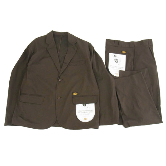 トリップスター 251M10BM01 × Dickies ディッキーズ BEAMS ビームス セットアップ テーラードジャケット スラックスパンツ ブラウン系 L 上下：L【新古品】【未使用】【中古】