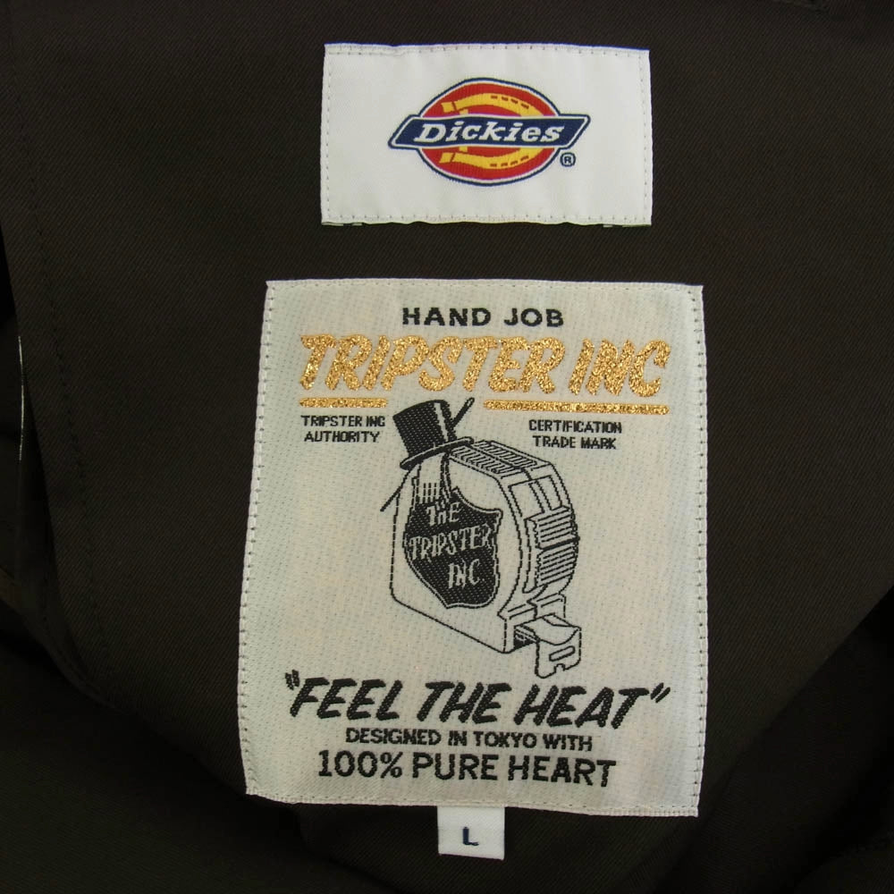 トリップスター 251M10BM01 × Dickies ディッキーズ BEAMS ビームス セットアップ テーラードジャケット スラックスパンツ ブラウン系 L 上下：L【新古品】【未使用】【中古】