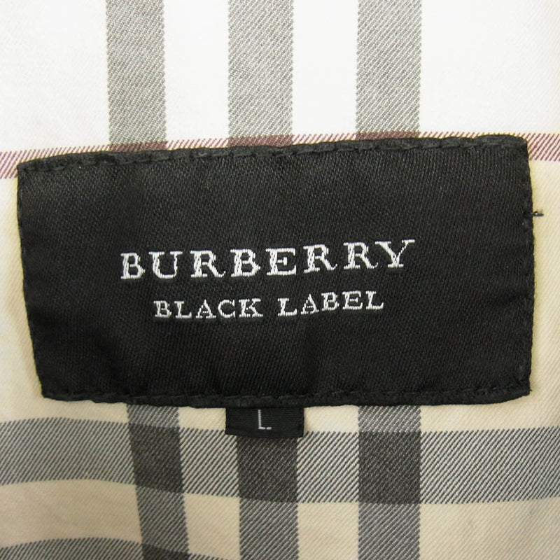 【バーバリーブラックレーベル/BURBERRY】デニムジャケット　チェック　ロゴ BURBERRY BLACK LABEL バーバリーブラックレーベル BMP27-101-26