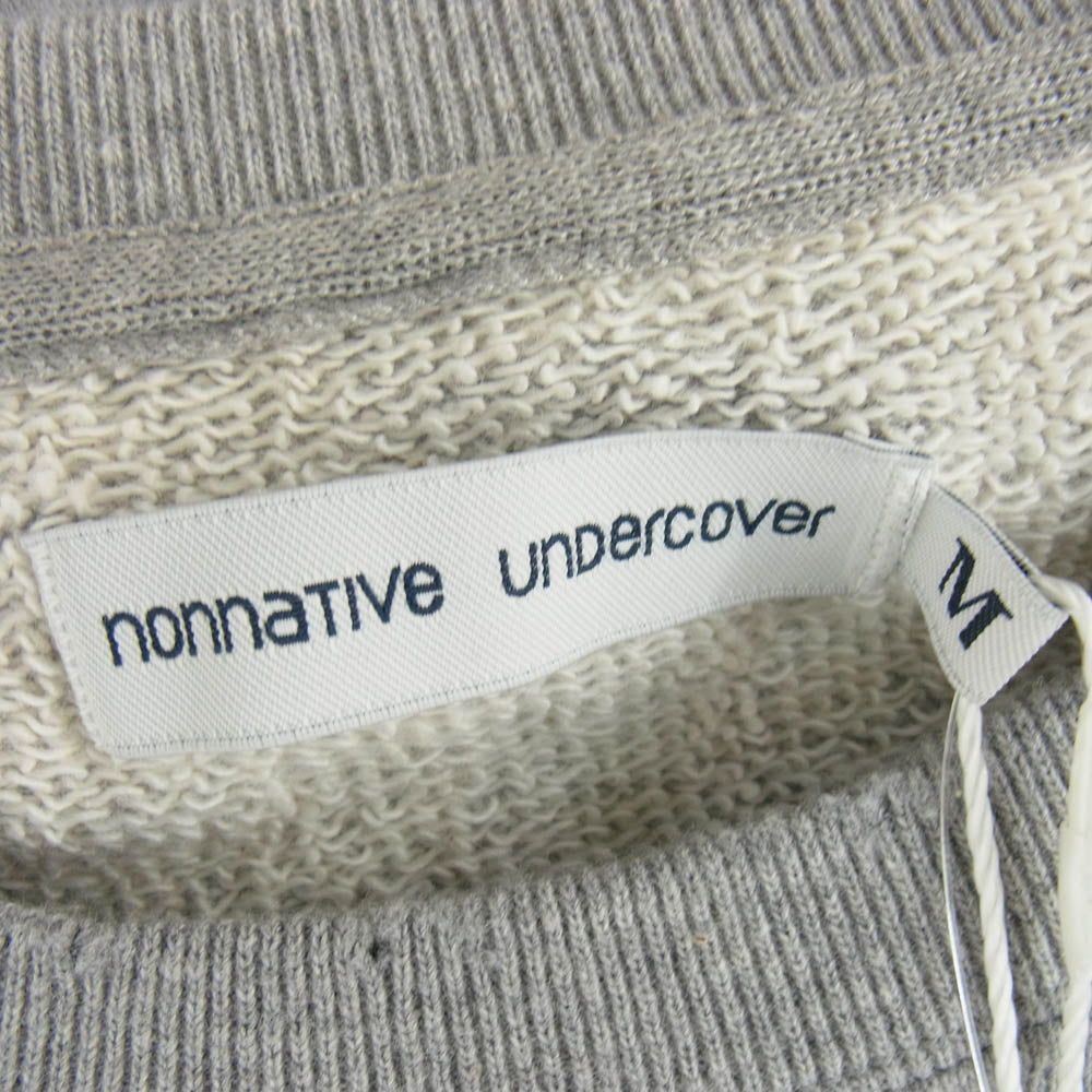 UNDERCOVER アンダーカバー UC2D9808 nonnative ノンネイティブ 小津安二郎 OZISM オジズム MONK CREW PULLOVER SWEAT OZU グレー系 M【極上美品】【中古】