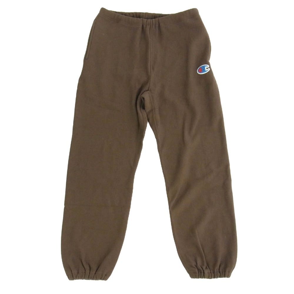 UNDERCOVER アンダーカバー UC1E4511 Champion チャンピオン REVERSE WEAVE リバースウェーブ ビーズ刺繍 コットン 裏毛 パンツ ブラウン系 S【新古品】【未使用】【中古】
