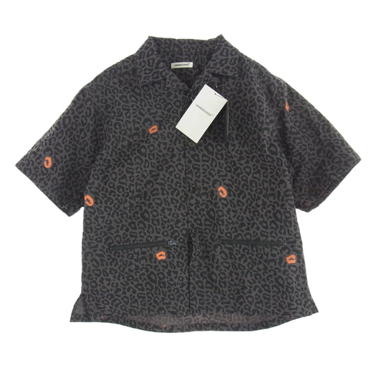 UNDERCOVER アンダーカバー 25SS UP1E4409-1 ポプリン 開襟 半袖 シャツ グレー系 2【新古品】【未使用】【中古】