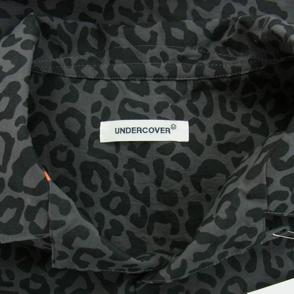 UNDERCOVER アンダーカバー 25SS UP1E4409-1 ポプリン 開襟 半袖 シャツ グレー系 2【新古品】【未使用】【中古】