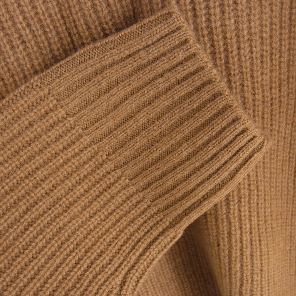 UNDERCOVER アンダーカバー UC2D9901-1 片畦 クルー ニット JQパッチ TWIN PEAKS ブラウン系 2【極上美品】【中古】