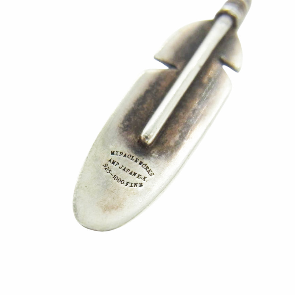 アンプジャパン フェザー シルバー ネックレス 真鍮 コイン フック シルバー系【中古】
