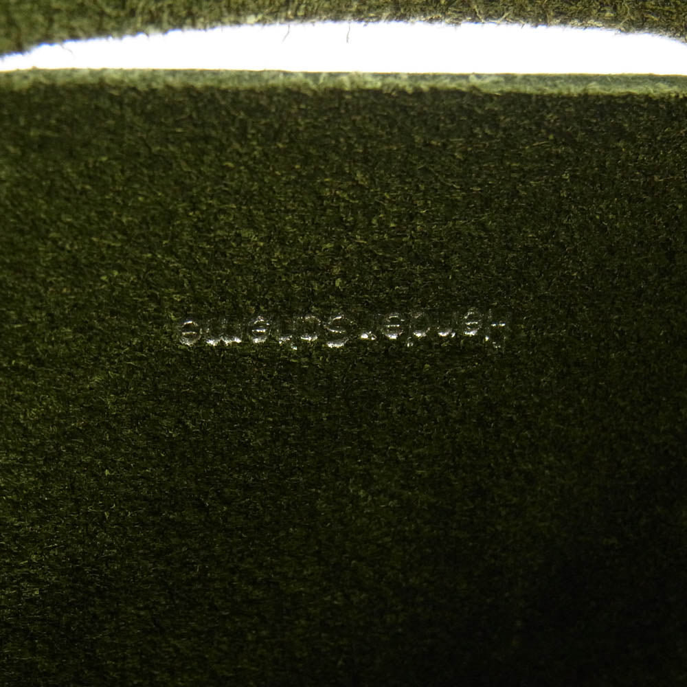 Hender Scheme エンダースキーマ Not eco bag small レザー ハンドバッグ カーキ系【中古】