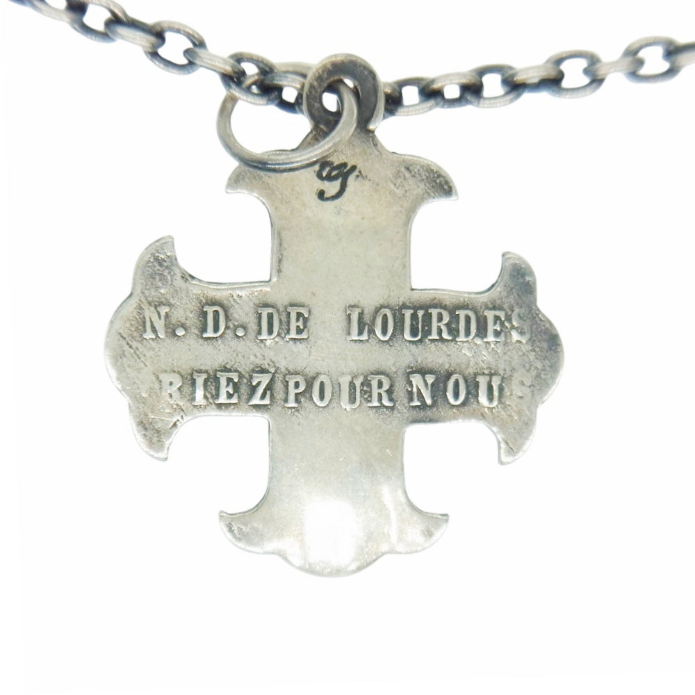 GALCIA ガルシア 20NT-KC001S ルルドの泉 マリア メダイ クロス ネックレス シルバー925 シルバー系【中古】
