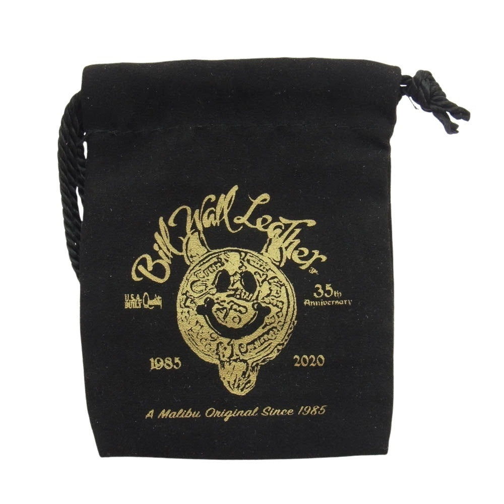 BILL WALL LEATHER ビルウォールレザー グッドラックスカル on マリブクロス ラージベイル ペンダントトップ シルバー系【中古】