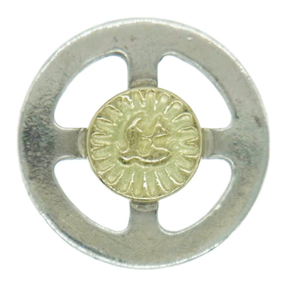 WINGROCK ウィングロック 金メタル付き メディスンホイール ネックレス シルバー系 ゴールド系【中古】