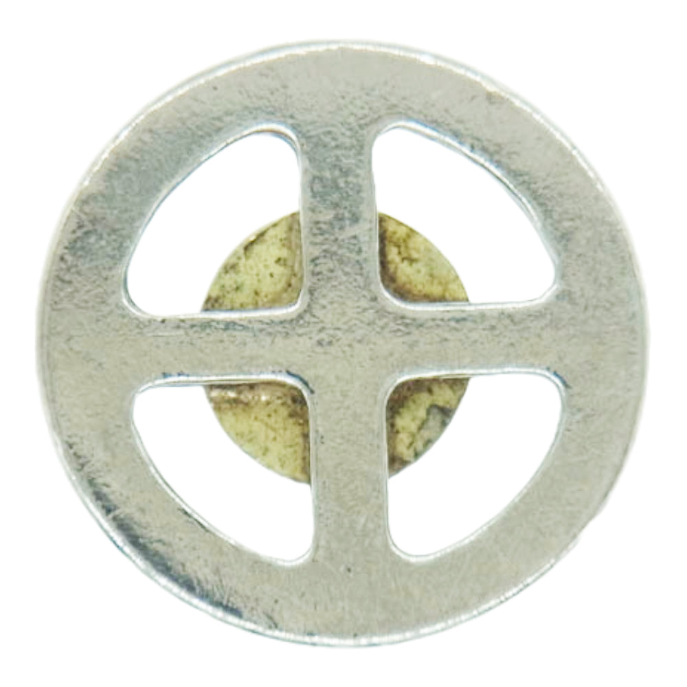 WINGROCK ウィングロック 金メタル付き メディスンホイール ネックレス シルバー系 ゴールド系【中古】