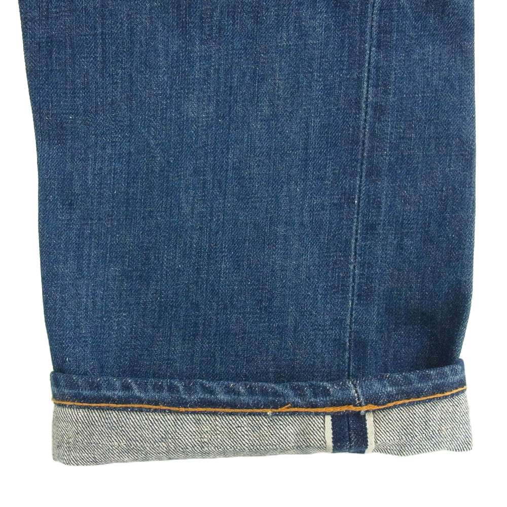Levi's リーバイス ヴィンテージ オリジナル 60s 70s 505 Big E 刻印5 平行ステッチ 42TALON バックポケット裏シングル デニム パンツ インディゴブルー系 W33【中古】