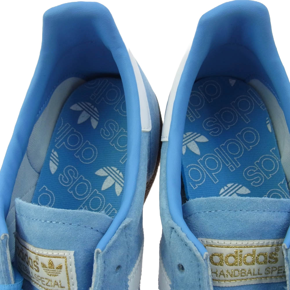 adidas アディダス BD7632 Handball Spezial ハンドボール スペツィアル ローカット スニーカー ライトブルー系 30cm【新古品】【未使用】【中古】
