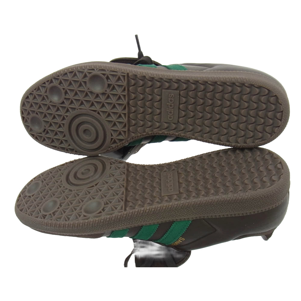 adidas アディダス JS0603 BILLY'S Exclusive Samba LT Dark Brown Green Gum ビリーズ 別注 サンバ ダークブラウン グリーン ガム ローカット スニーカー ブラウン系 30cm【新古品】【未使用】【中古】